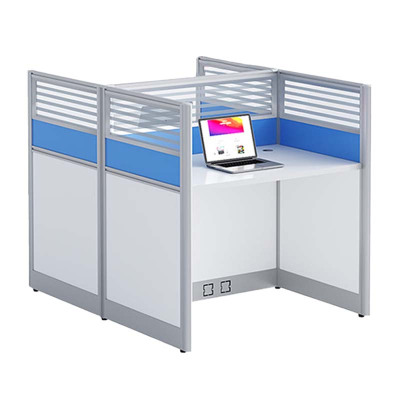 DXBG办公桌员工位桌椅组合经济型工位挡板电脑桌财务屏风卡座对坐双人位(不含椅)