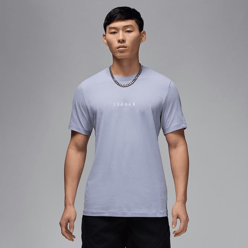 乔丹(Jordan)棉质乔丹运动T恤简约刺绣胸前图案宽松百搭男士短袖