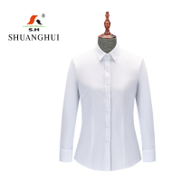 双惠女款长袖衬衫上衣SH8801-VC,面料100%棉,成衣免烫155-175