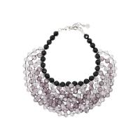 Emporio Armani透明扭颈项链女简约时尚饰品设计感通勤日常