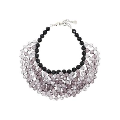 Emporio Armani透明扭颈项链女简约时尚饰品设计感通勤日常