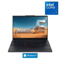 联想ThinkPad E16 01CD 超能版 16英寸 2.5K 经典商务笔记本电脑(Core7-250H 32G 1T 集显 W11 黑色)官方标配