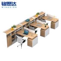 铭思达屏风工位三人含柜椅套