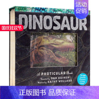 [正版]光与影视觉书系列 恐龙 3D立体动画书 英文原版绘本 Dinosaur A Photicular Book 动画