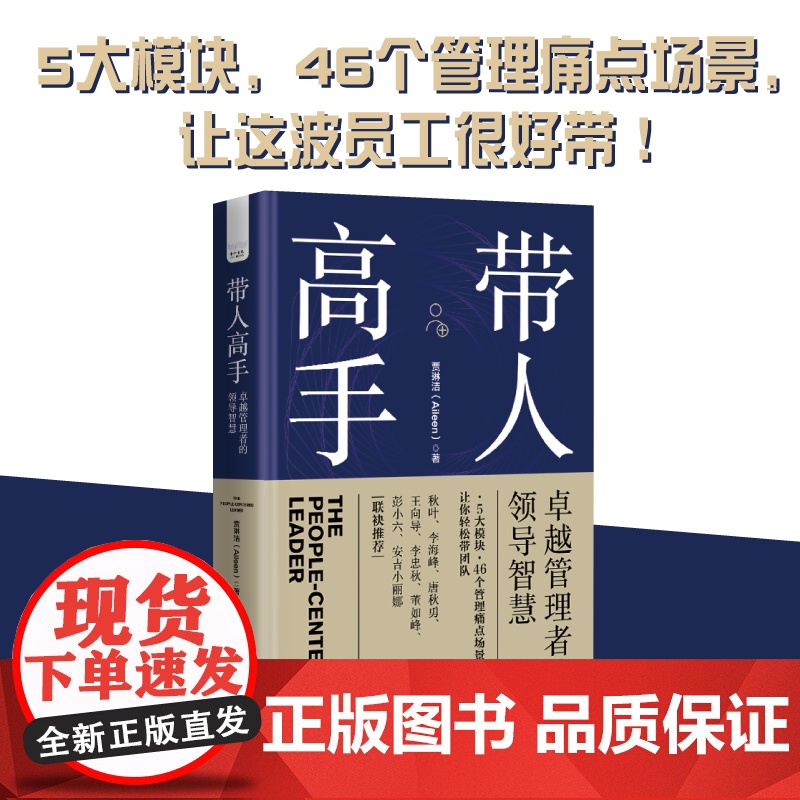 带人高手: 卓越管理者的领导智慧 贾琳洁著 浓缩作者15年从业经验 洞察力的领导力指南写给渴望提升职场领导力人士的百科全