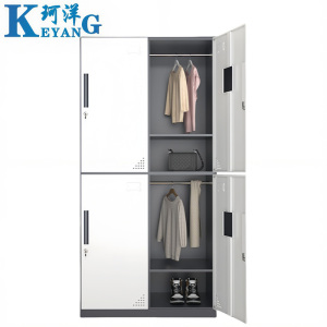 珂洋 更衣柜 灰白拆装四门 台