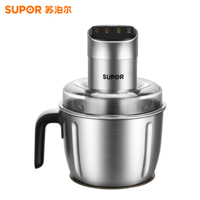 苏泊尔(SUPOR)绞肉机家用 电动多功能不锈钢悬浮刀料理搅拌机2.2L大容量馅婴儿辅食机 JR65-G220