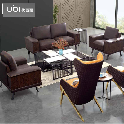 优百丽 F-1801 办公室沙发 办公家具 会客接待 现代简约家具 颜色尺寸可定制