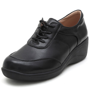 复古皮鞋女单鞋新款春秋厚底皮鞋松糕底防滑系带四季乐福鞋女