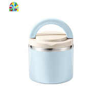 多层保温饭盒小巧迷你便携1人三层上班族便当盒餐盒分隔型女 FENGHOU 北欧卡其色二层可随搭颜色