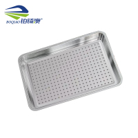 铂锜澳 304不锈钢带孔方盘/个