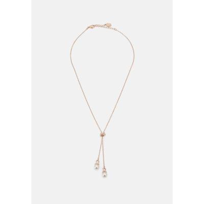 Swarovski优雅玫瑰金项链 水晶珍珠精致时尚女士饰品