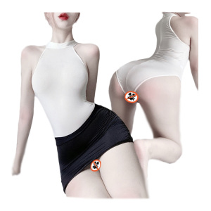 女士情趣内衣连体衣开档免脱破洞紧身透视包臀裙秘书制服职业套装性感透明诱惑三点后入式女式情趣睡衣夫妻长夜漫漫成人美女性用品