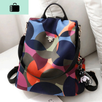 牛津布双肩包女2020新款大容量多功能防盗时尚百搭书包旅行小背包NEW LAKE