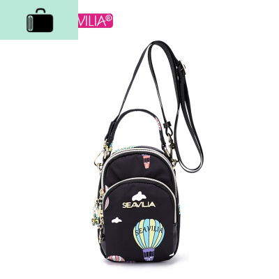 2020新款迷你背包斜挎包女小包手机包零钱包牛津布单肩帆布包NEW LAKE