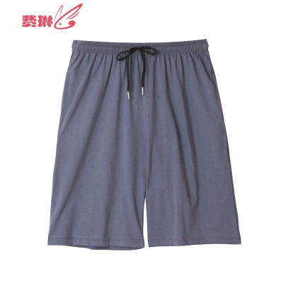 棉男士睡裤夏短薄款夏天睡衣五分裤宽松大裤衩家居男费琳
