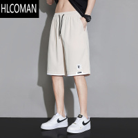 HLCOMAN5分卫裤短裤男士夏季速干休闲运动冰丝大裤衩外穿薄款沙滩中裤子