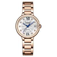 新奇特手表女生镶钻ins风小众女士手表防水时尚装饰腕表石英表钢带新款轻奢小表盘大气女表X-79