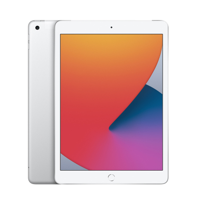 现已经入库发售-2020年新款Apple苹果iPad第八代32G内存无线局域网+蜂窝网络机型-10.2英寸平板电脑银色MYN124G插卡版+WiFi-