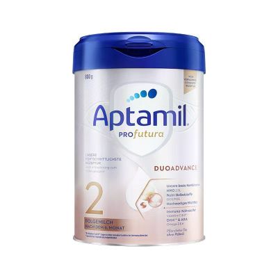 Aptamil爱他美 德国白金版婴幼儿牛奶粉800g 德国白金2段6-12个月宝宝专用 赠400g A2罐装奶粉