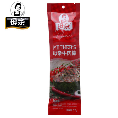 母亲牛肉粒72g/袋辣味休闲食品07230