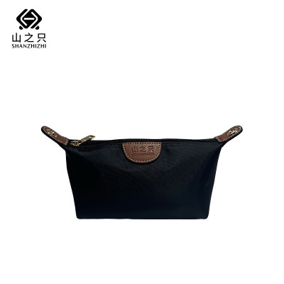 山之只 便携化妆收纳包 黑色 个