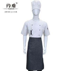 约盾 夏季短袖厨师服 YCS115/件