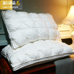 小林寝饰羽绒枕芯白鹅绒芯成人单人枕头棉二合一酒店枕 三维工匠 白色 默认尺寸