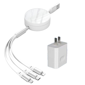 艾逸瑶选 卡瑞安系列快充适配器+数据线两件套 SM-9046