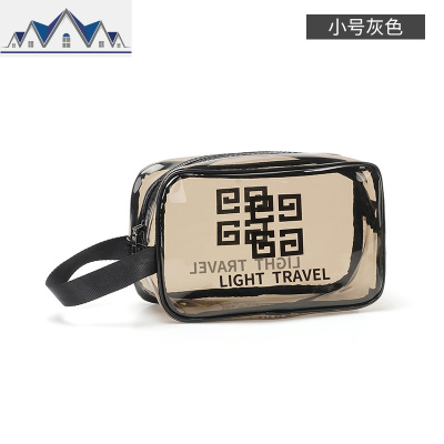 网红化妆包ins风超火便携女旅行大容量透明防水洗漱包品收纳袋盒 三维工匠收纳包