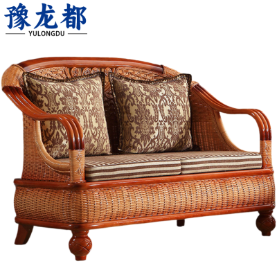 豫龙都 藤木沙发 双人 张