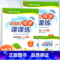 写字课课练.六上下 [正版]写字课课练 一二年级三四年级五六年级上册下册语文同步练字帖人教版小学生字帖练字本一课一练字帖