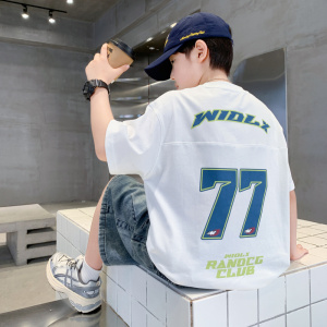 儿童装男童夏装套装2026新款中大童夏季男孩薄款短袖夏款帅气时髦