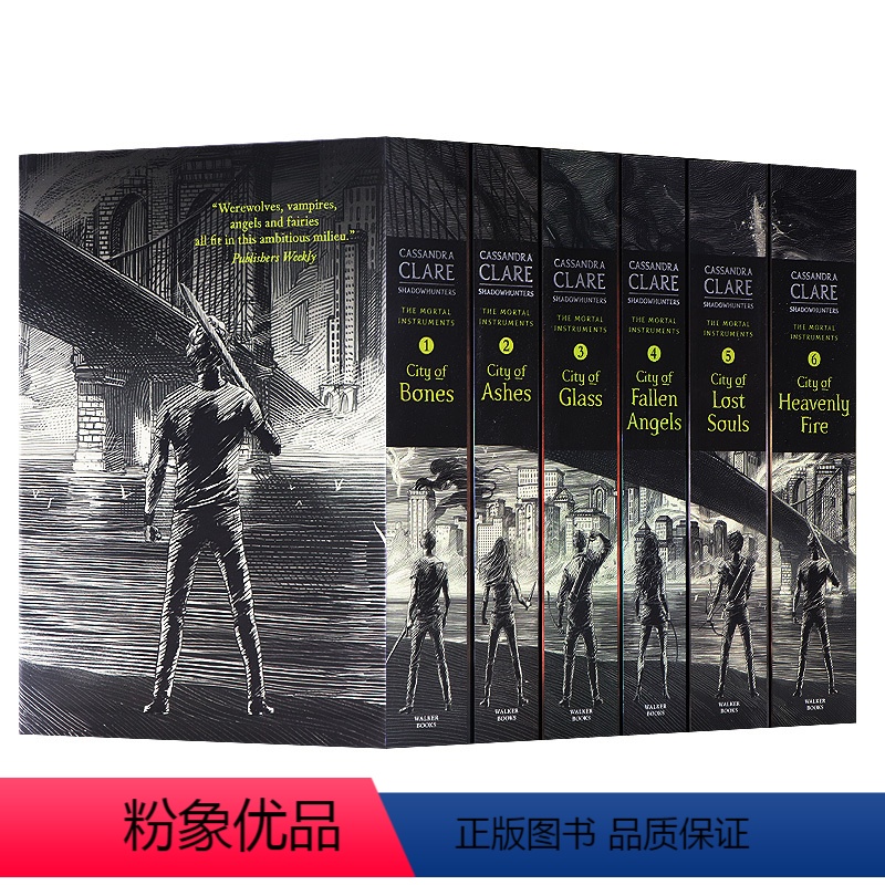 [正版]圣杯神器6册盒装 英文原版小说 The Mortal Instruments Boxed Set 进口英语阅