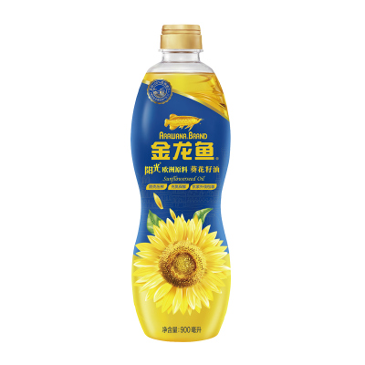 金龙鱼 阳光葵花籽油900ml 瓶装压榨食用油 包装更替中 随机发货