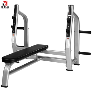 康力强FW728杠铃卧推架多功能家用商用哑铃举重床深蹲架杠铃训练器材卧推架+2.2米杆+60kg包胶片