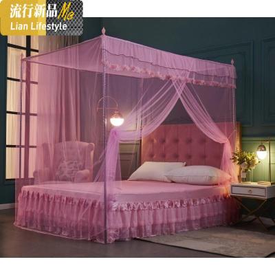 老式方顶蚊帐上下铺单1.2m1.5米1.8双人床学生家用宿舍寝室通用 三维工匠