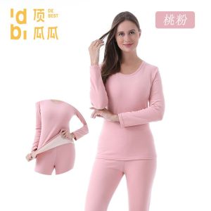 冬季德绒保暖内衣套装男加厚冬天情侣秋衣秋裤德绒打底衫女