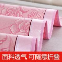 美帮汇夏季凉席1.8m床单人学生宿舍席子三件套1.2米可折叠1.5冰丝席