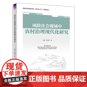 正版新书 风险社会视域中农村治理现代化研究 王进 徐天舒 清华大学出版社 农村治理