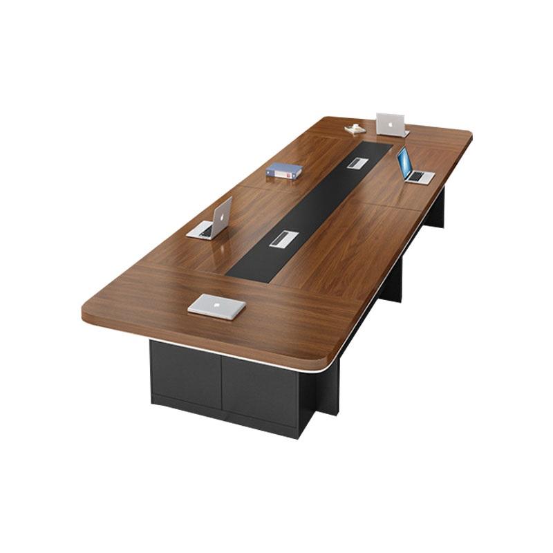 臻远 ZY-ST-G264 会议桌 4500*1500*750 柚木色