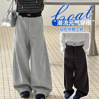 女童裤子春秋款女大童洋气卫裤女装初中生运动裤儿童休闲长裤