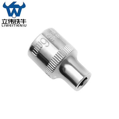 立伟铁牛3/8六角短套筒6mm/个