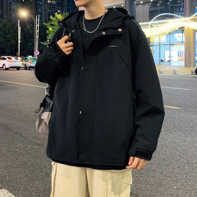 唐狮外套男秋季连帽小细节外套男装秋季新款夹克外套男士外套秋季