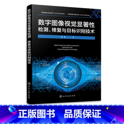 [正版]数字图像视觉显著性检测 修复与目标识别技术 智能机器人和水下机器人关键技术研发 高校人工智能机器人工程农业工程