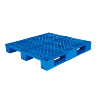 增辉智仓 塑料托盘 网格川字加厚 1*0.8米(4钢) 个
