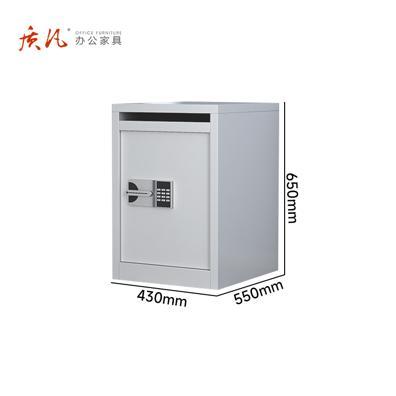 苏宁 质凡 办公家具 办公文件待销柜单节国保密码锁(内置帆布袋)/ZF-BMG112/430*550*650mm