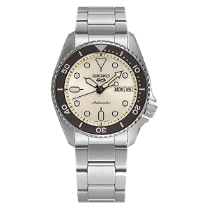 精工SEIKO自动机械男表SRPK31K1防磁日历圆形精钢表带100米防水折叠扣 SRPK31K1