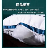 美帮汇加厚全棉枕头刺绣枕芯酒店一对装单人双人学生宿舍整头家用