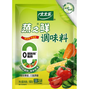 太太乐鸡精 蔬之鲜 复合调味料素食提鲜100g[SF]